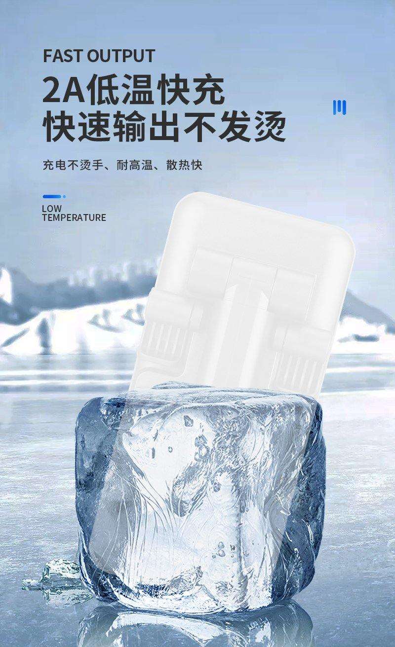 10000mAh Portable 2 in 1 Power Bank with Phone Stand & 4 built in cables