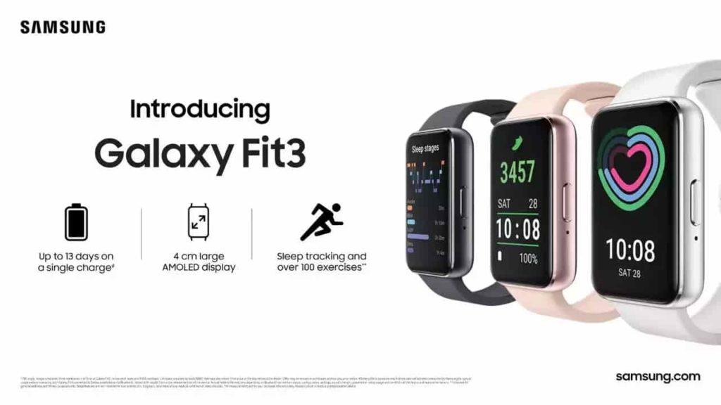 Samsung Galaxy Fit 3 Smart Watch