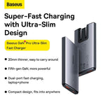 Baseus 65W GaN5 Pro Ultra-Slim USB C Fast Charger