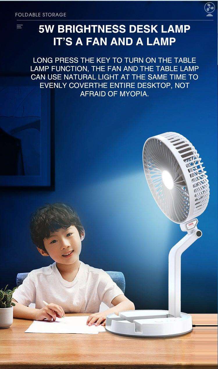3-Speed USB Foldable Portable Telescopic Fan