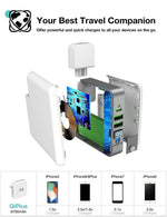 6700mAh 3 in 1 Multipurpose Super Wireless Charging Power Bank Wall Adapter Travel Charger