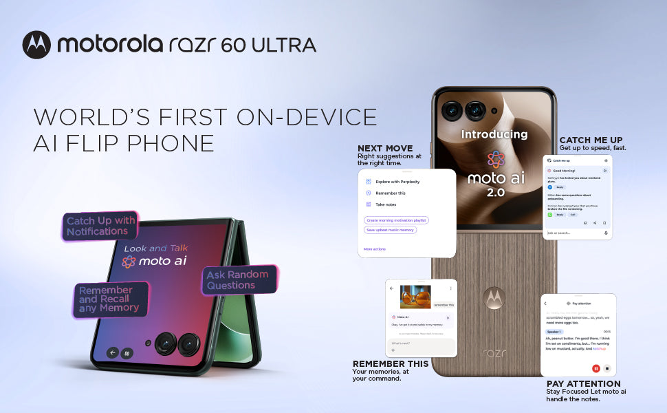 Motorola Razr 60 /60 Ultra 5G (256GB/512GB)