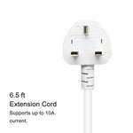 8 Way/12 Way Outlet Sockets with 4 USB 2.1A Charging Ports Tower USB Power Socket