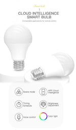 9W Wifi E27 Dimmable RGB Voice Control Smart Bulb
