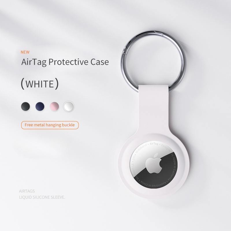 AirTag Silicon Case with Keychain Holder