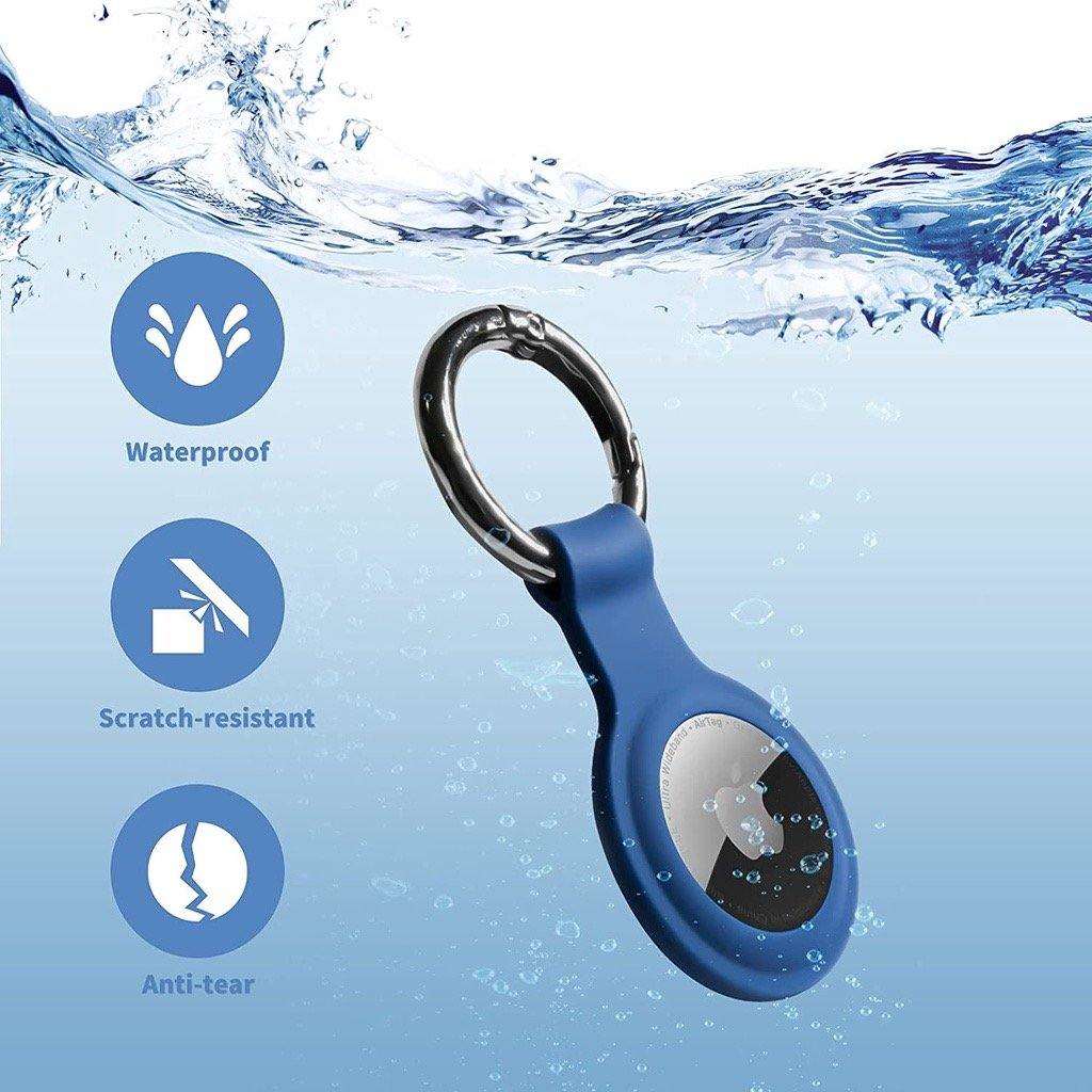 AirTag Silicon Case with Keychain Holder