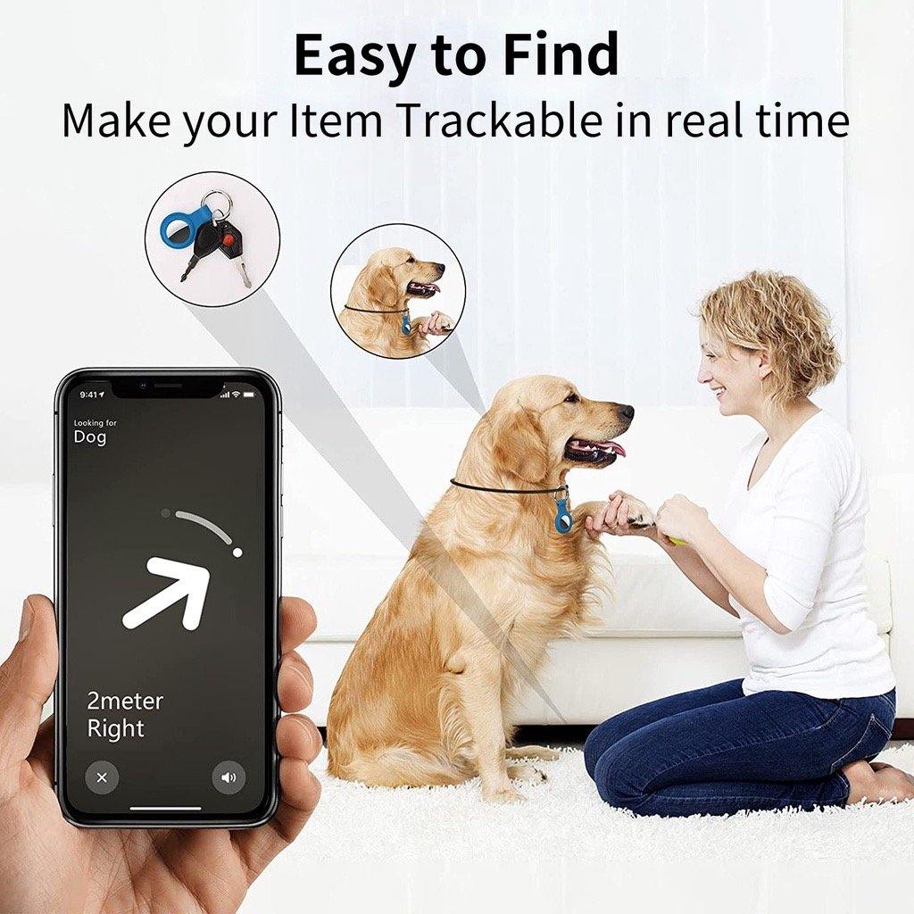 AirTag Silicon Case with Keychain Holder