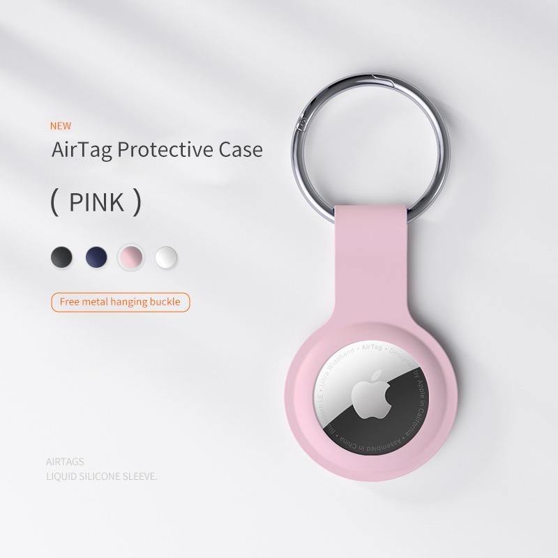 AirTag Silicon Case with Keychain Holder