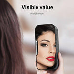 All in One Bluetooth 5.0 Mirror Digital Clock Speaker With Temp Display/Radio/AUX/MemCard and Built in Mic Function