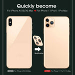 Alloy Camera Lens Protector Converter For iPhone X/XS/ XS MAX To iPhone 11 Pro/11 Pro MAX