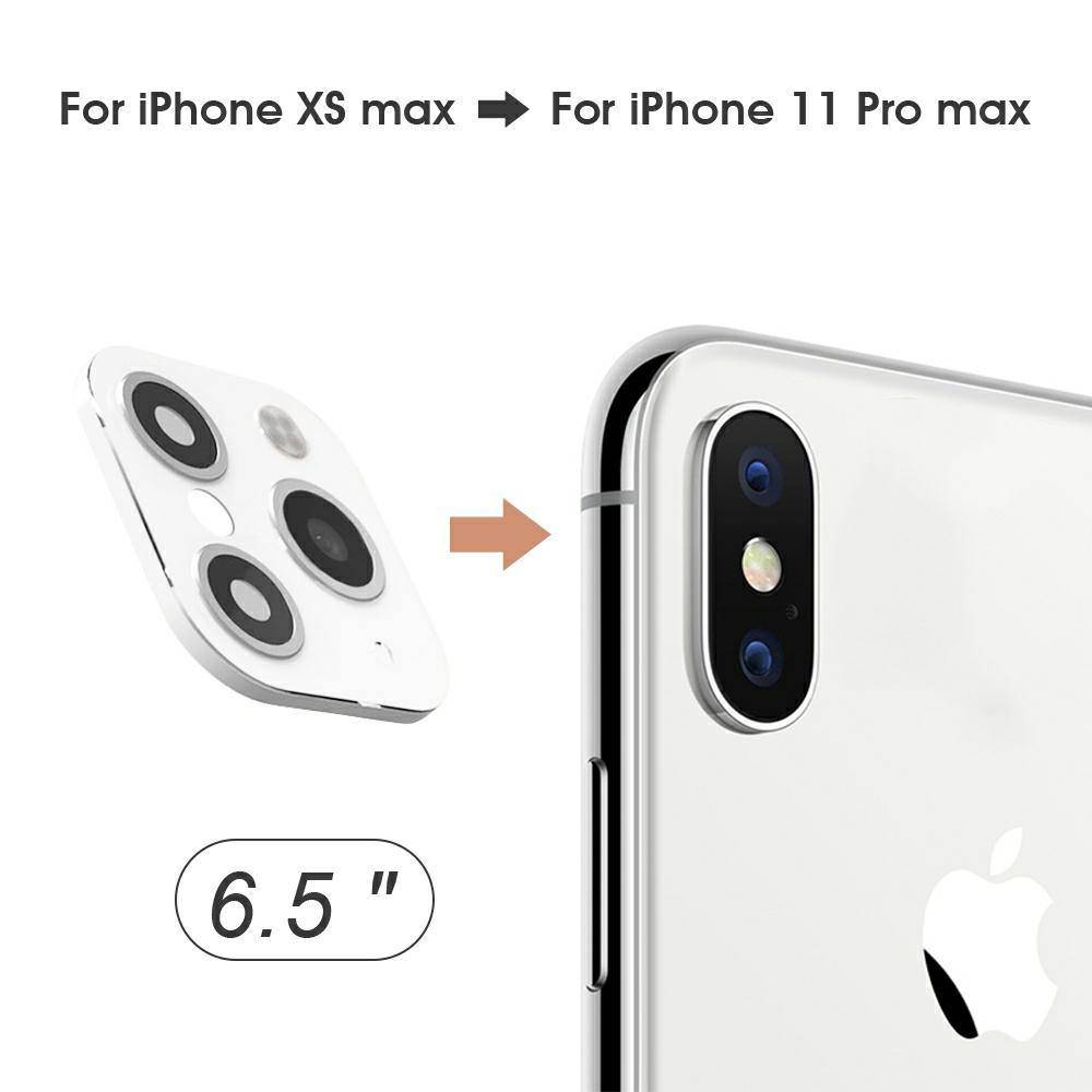 Alloy Camera Lens Protector Converter For iPhone X/XS/ XS MAX To iPhone 11 Pro/11 Pro MAX