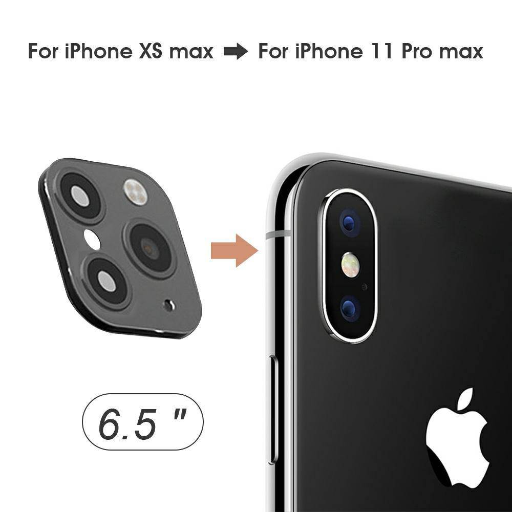 Alloy Camera Lens Protector Converter For iPhone X/XS/ XS MAX To iPhone 11 Pro/11 Pro MAX