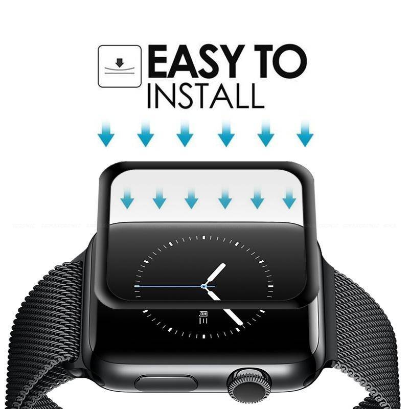 Apple Watch 3D HD Tempered Glass (All Series/All Sizes)