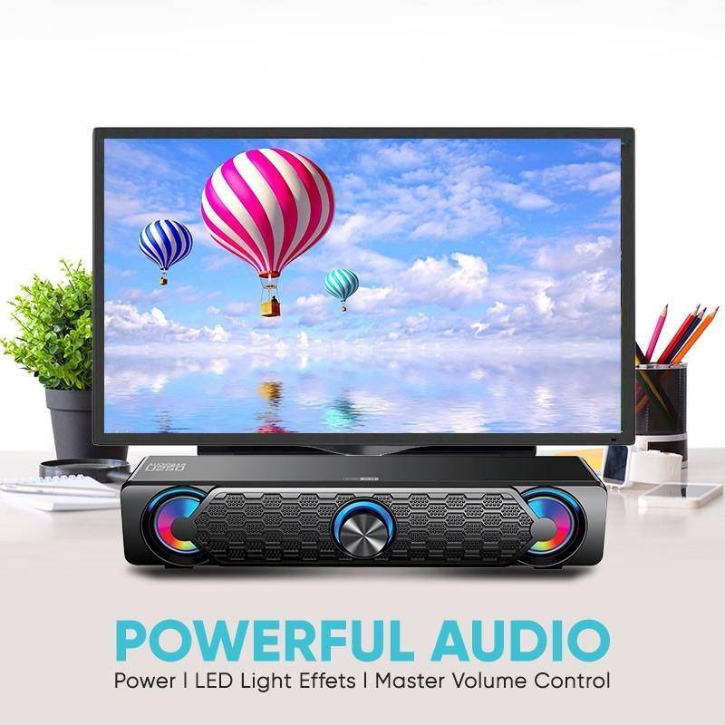 AudioBox AudioBar U250 Powerful Audio Sound Bar With LED Light Effects