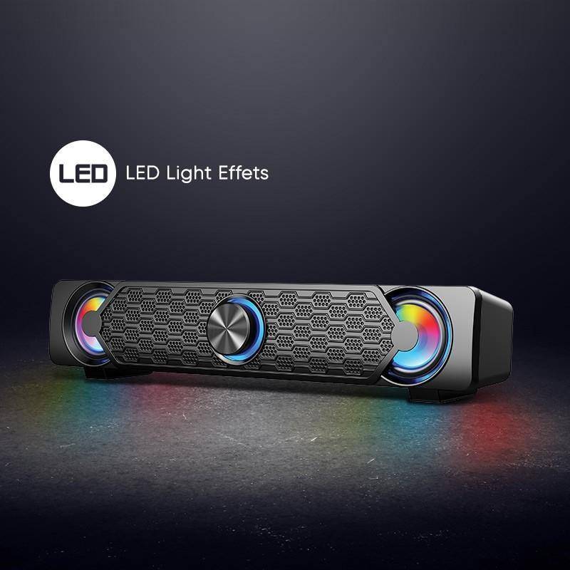 AudioBox AudioBar U250 Powerful Audio Sound Bar With LED Light Effects