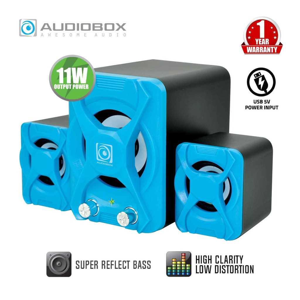 AudioBox U-Blast 2.1 Strong Bass Speakers