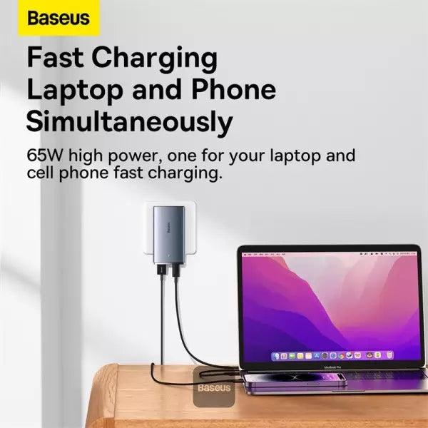 Baseus 65W GaN5 Pro Ultra-Slim USB C Fast Charger