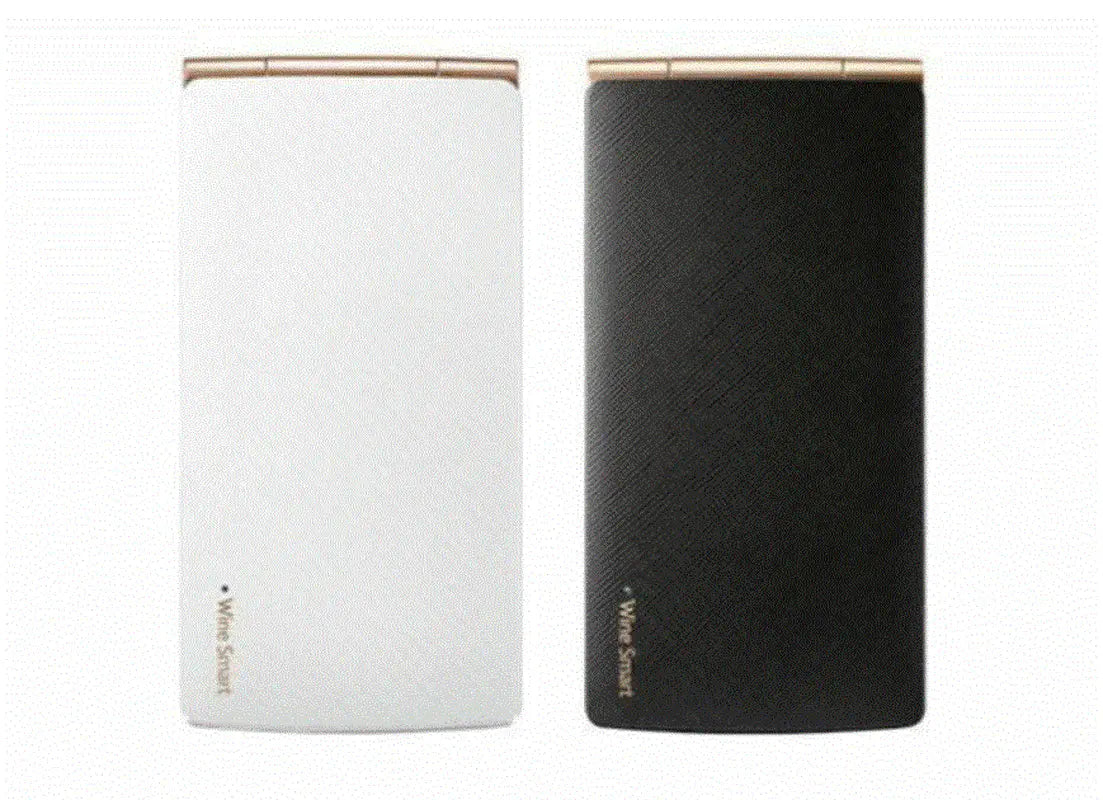 LG Wine Smart D486 4GB Android LTE Flip Phone *REFURBISHED*