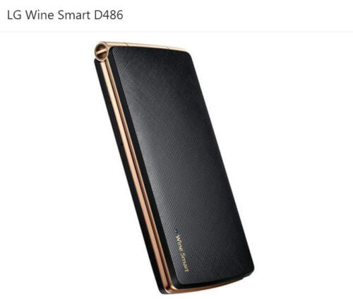 LG Wine Smart D486 4GB Android LTE Flip Phone *REFURBISHED*