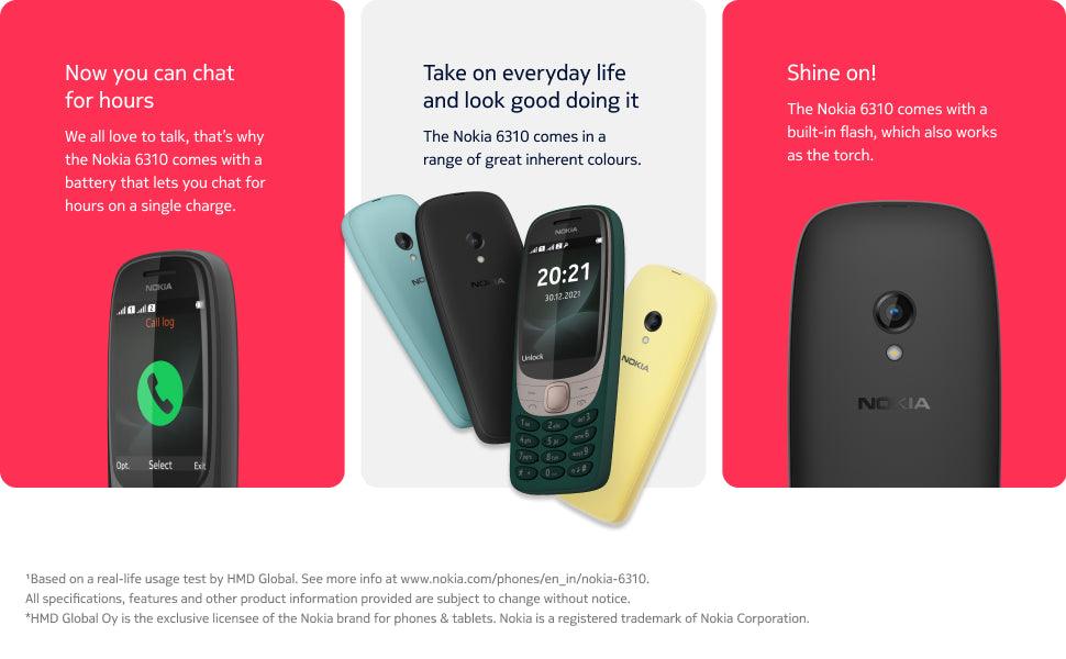 Nokia 6310 4G (2021 Edition) *Supports WhatsApp & FaceBook*