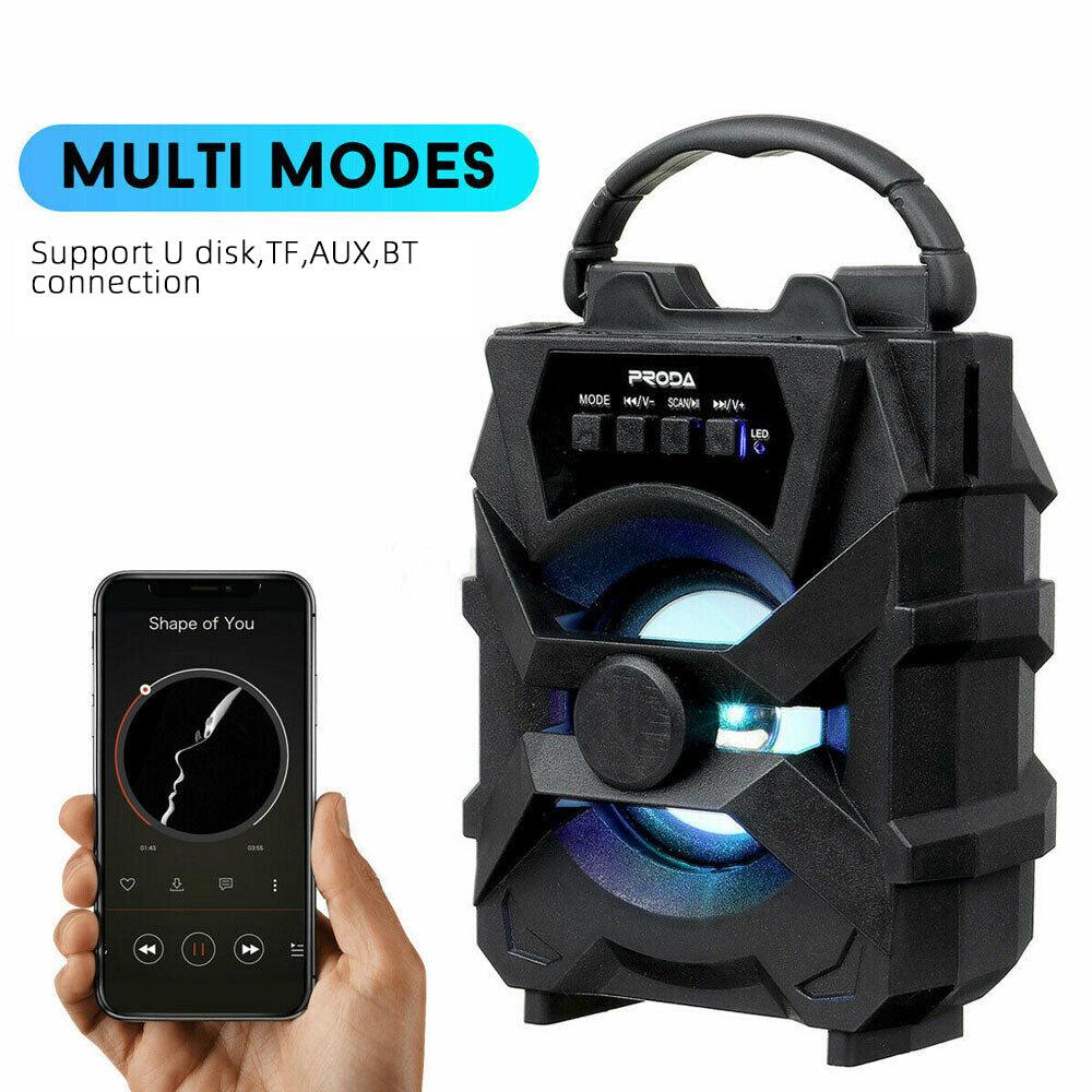 PRODA Bluetooth 5.0 Multi Functional Portable Speaker