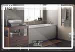 Smart Bathroom Anti Fog Mirror with 3 Color Tone and 6 Touch LCD Display