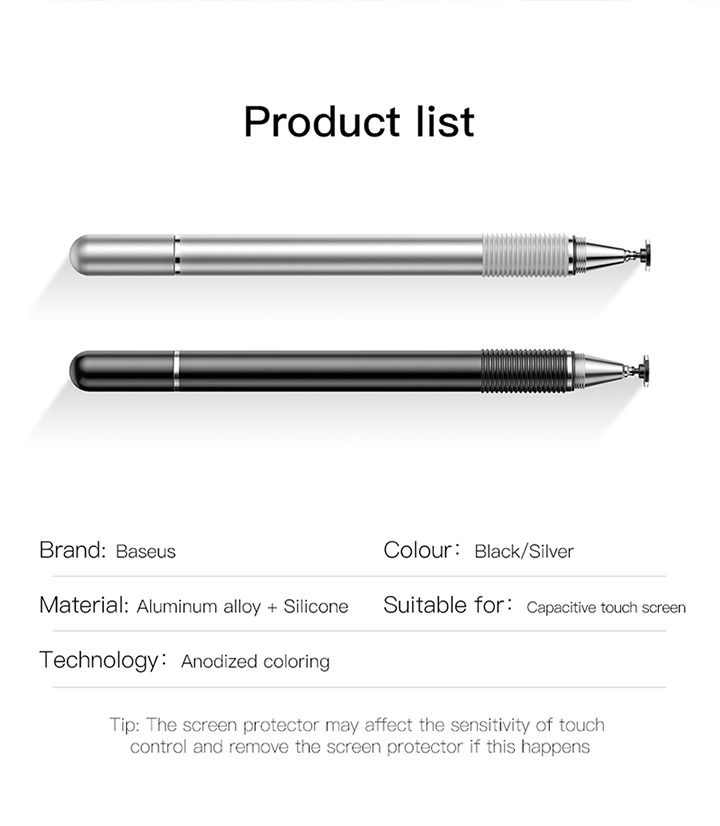 Baseus 2 in 1 Capacitive Touch Universal Stylus Pen
