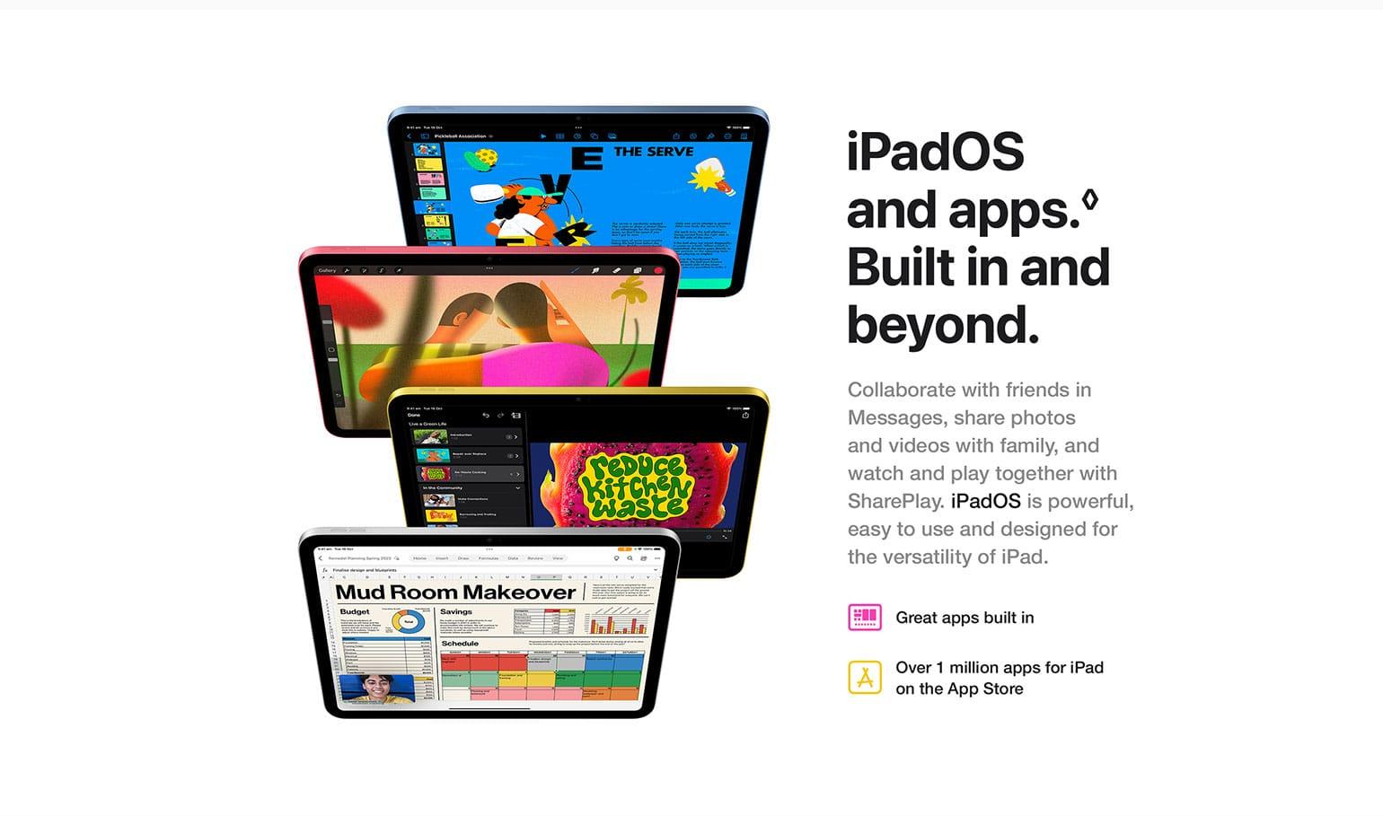 Apple iPad 10.9" 10th Gen Wifi + Cellular 64GB/256GB