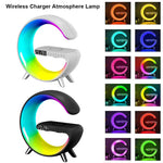 3in1 Alarm Clock Bluetooth Speaker Wireless Charger with RGB Light